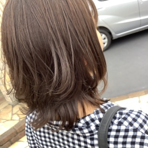 レイヤー×外ハネStyle